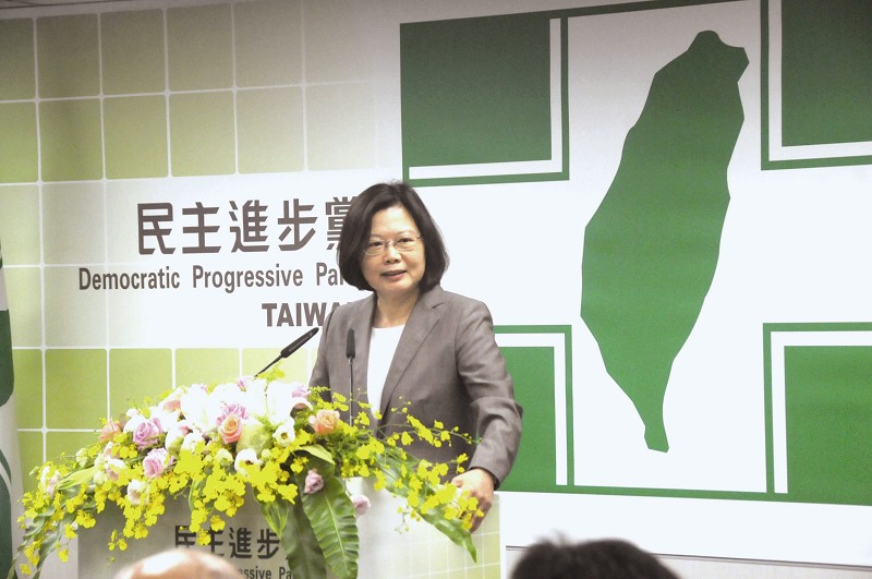 民进党主席蔡英文 民进党主席蔡英文